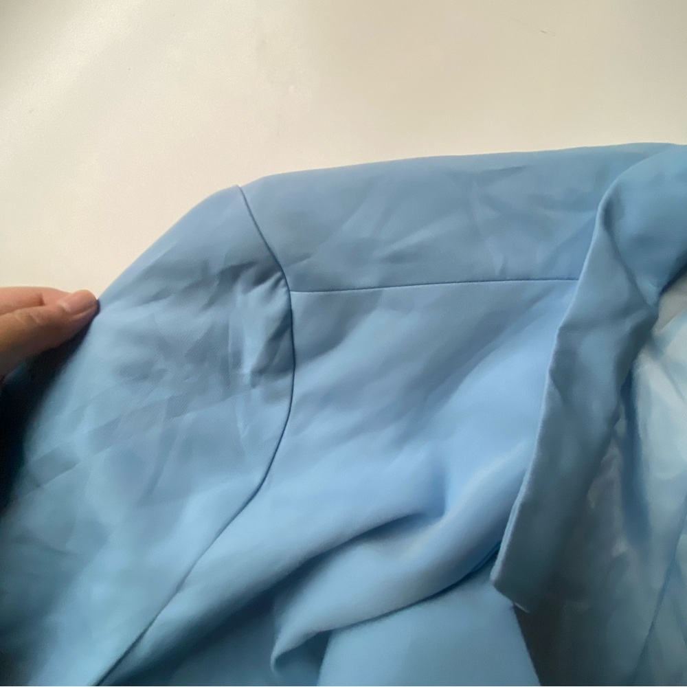Boohoo Blue Oversized Blazer NWT - Picture 11 of 15